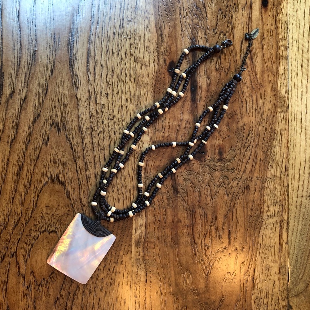 Beaded Shell necklace